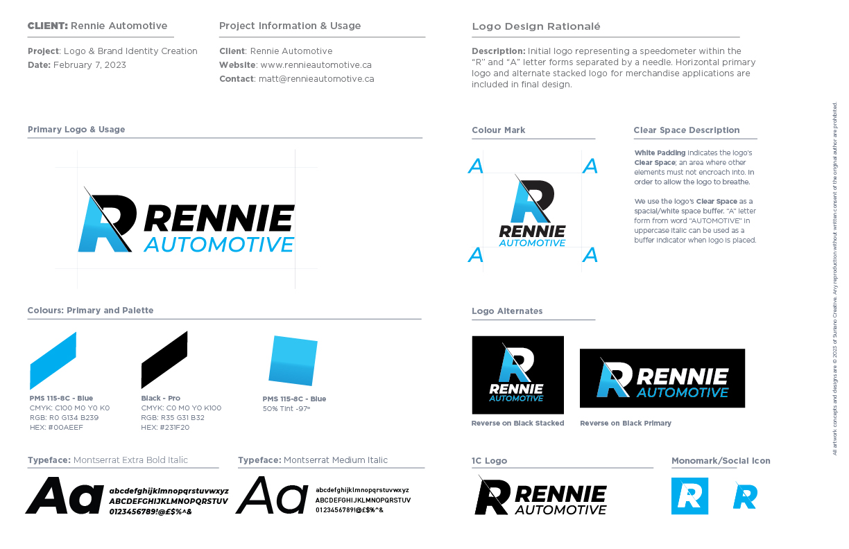 Rennie Automotive Compsheet
